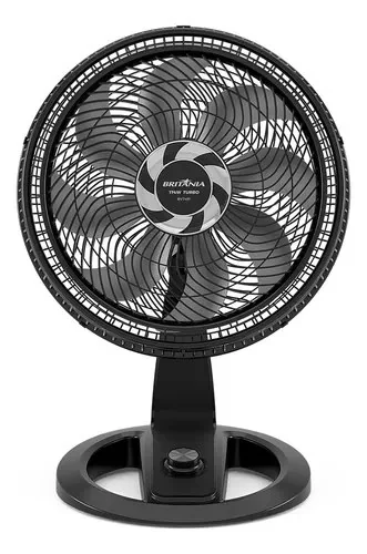 Ventilador Britânia 2 Em 1 Maxx Force Silencioso 174w Bvt481 47 Cm Preto 127v Cinza Plástico 8