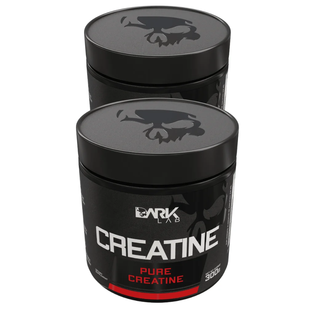 Kit 2x Creatina Monohidratada Pura 300g Dark Lab - 100% Pura Shopee