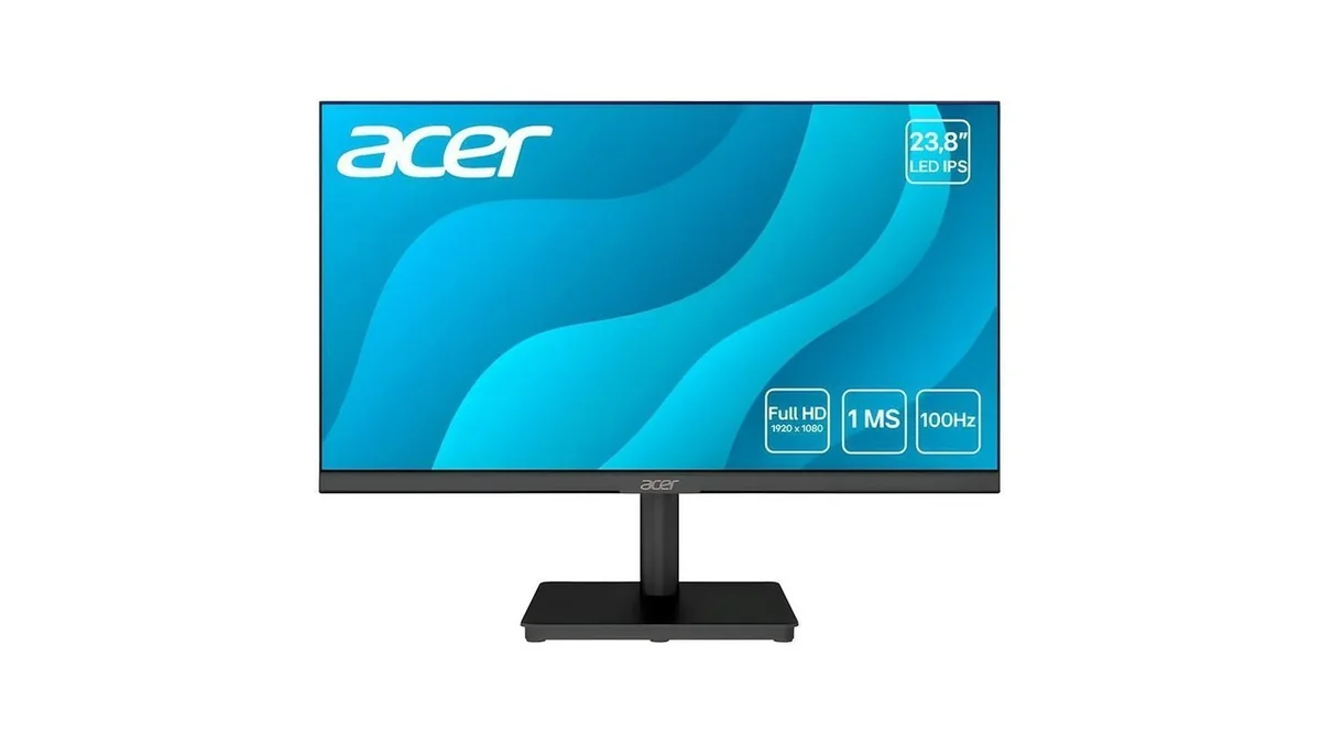 Monitor Acer mk241y 23.8" IPS Full HD 100hz 1ms HDMI/VGA Design Zero Frame