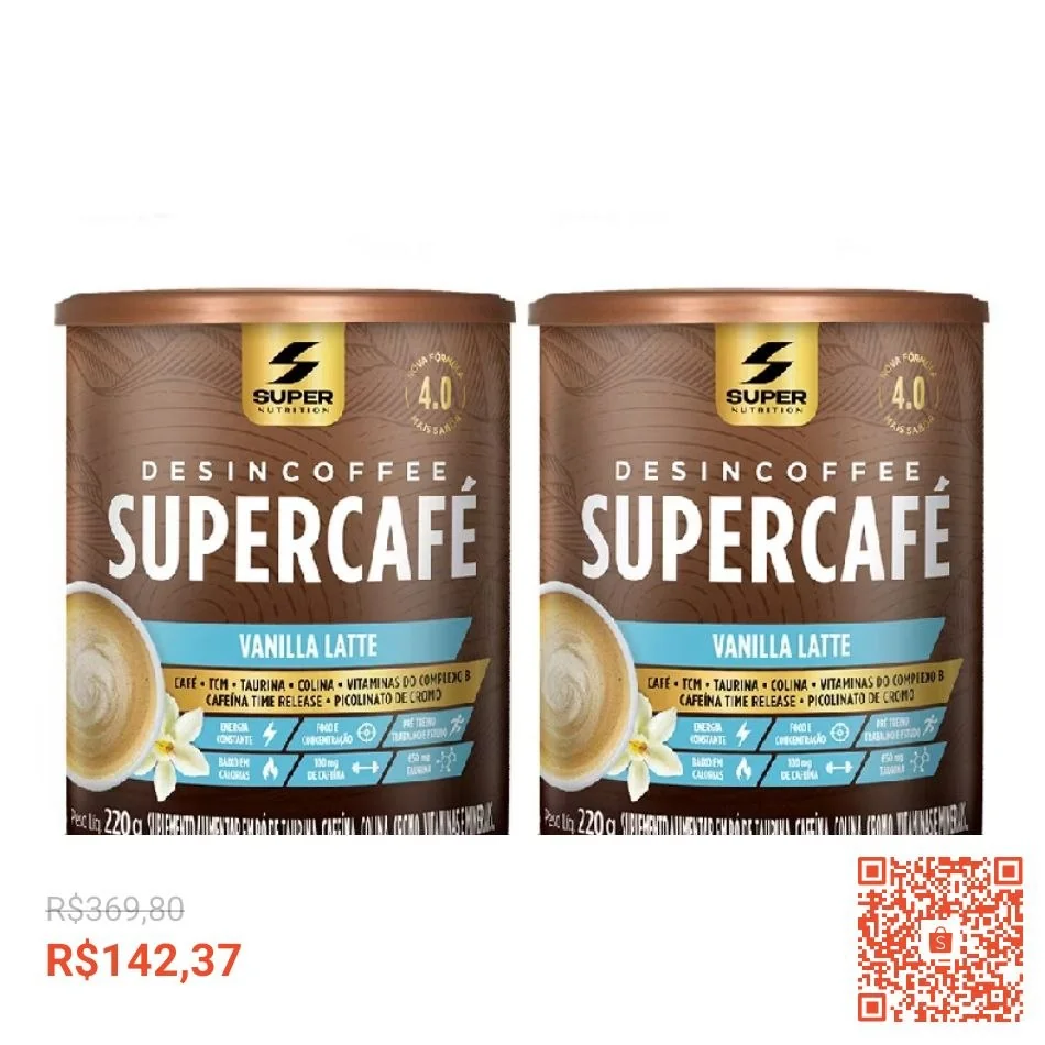 Kit 02 Desincoffee Supercafé Vanilla Latte