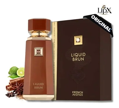 Perfume Árabe Liquid Brun French Avenue Masculino 100ml Lipx
