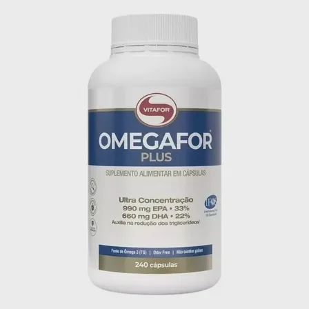 Omega 3 Omegafor Plus 240caps Concentrado Vitafor Sem Sabor Mercado Livre