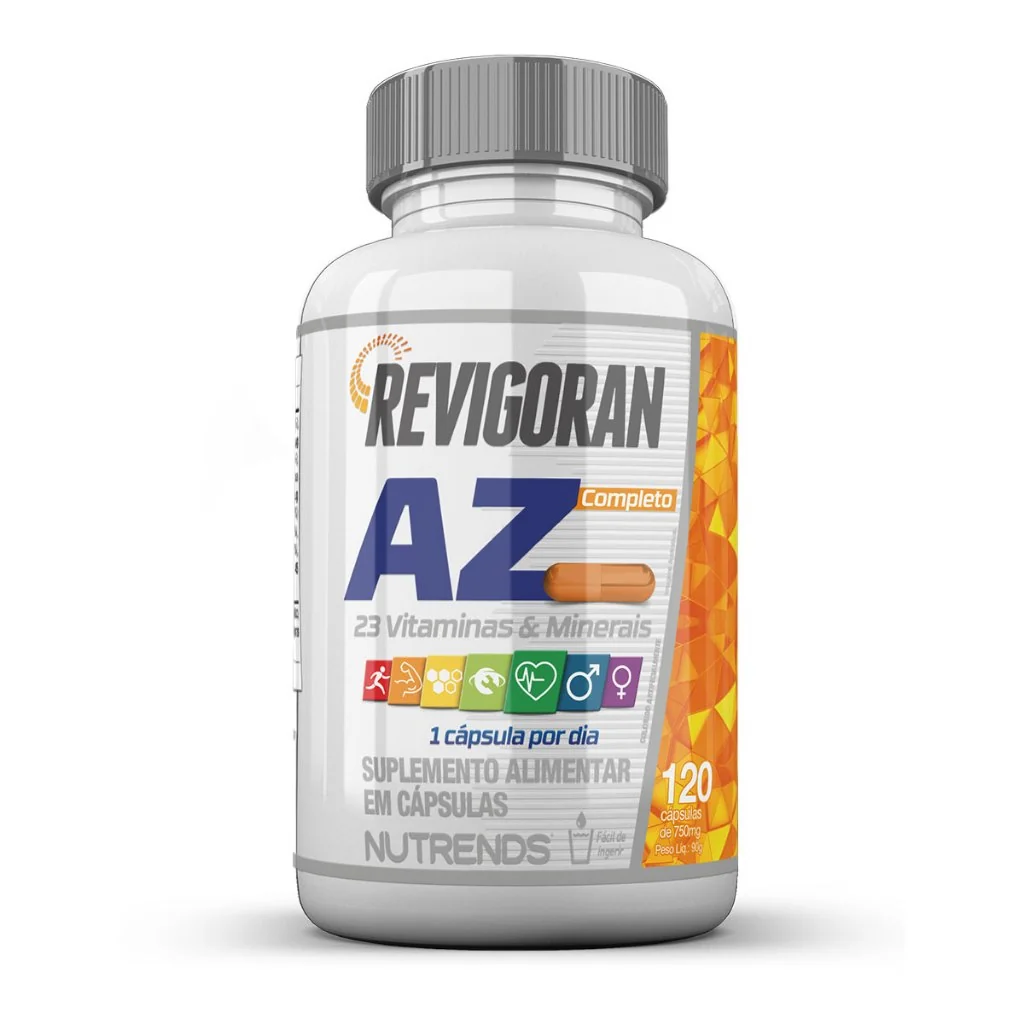 Multivitamínico Revigoran A-Z - 120 Cápsulas Shopee