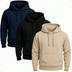 Moletom Masculino Canguru Blusa Casaco Abrigo Algodão Liso Confortável Capote Shopee