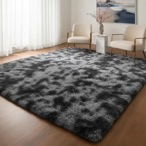 Tapete Felpudo Ultra Macio 1,40 X 2,00m Várias Cores 2 M 1.4 M Cinza