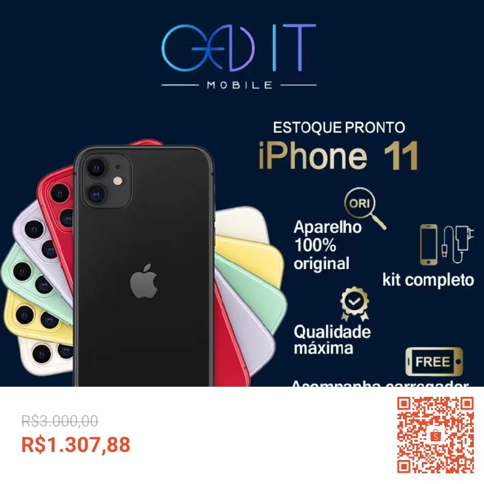 IPhone 11 64GB/128GB/256GB 100% Original | Celular IPhone Apple