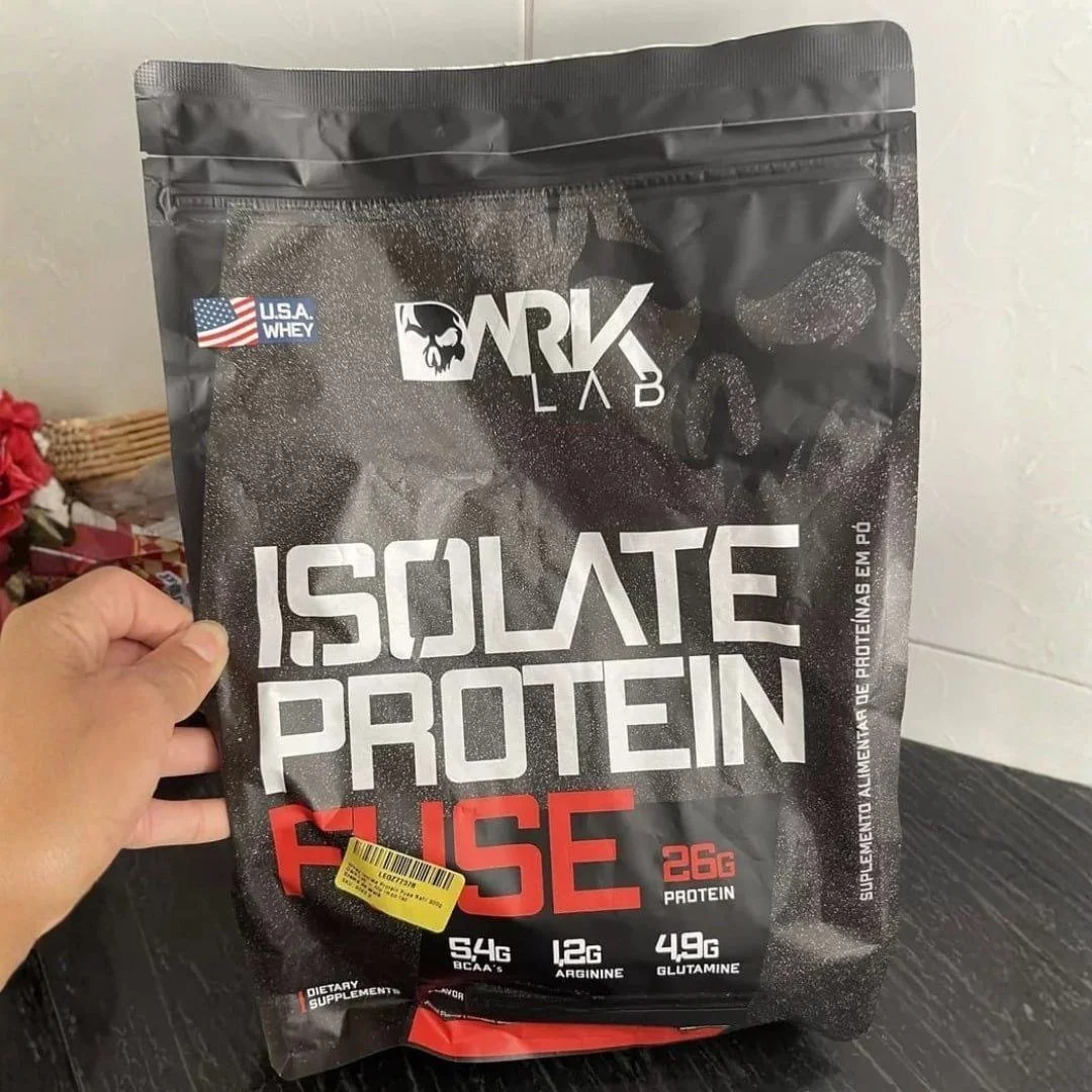 Whey Isolate Protein Fuse 900g Dark Lab Sabor Morango Mercado Livre