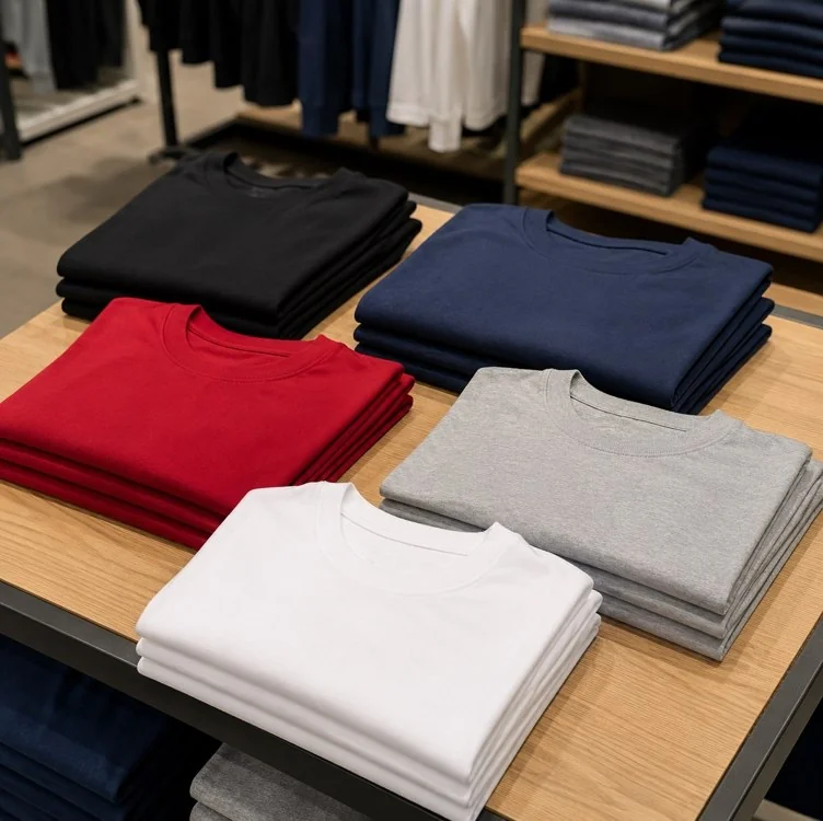 Kit Com 5 Camisetas Masculinas Lisa Multicolorida Mercado Livre