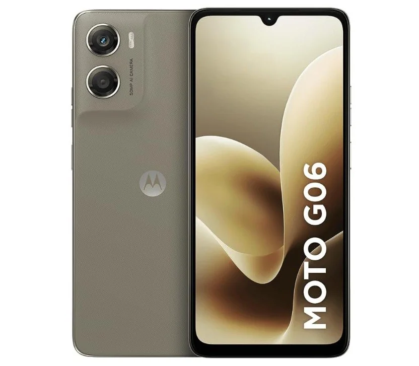 🇧🇷🇧🇷🇧🇷 Smartphone Motorola Moto g06-256GB 12GB (4GB RAM + 8GB Ram Boost) e Camera 50MP com AI Bateria de 5200 mAh Tela 6.9" - Bege