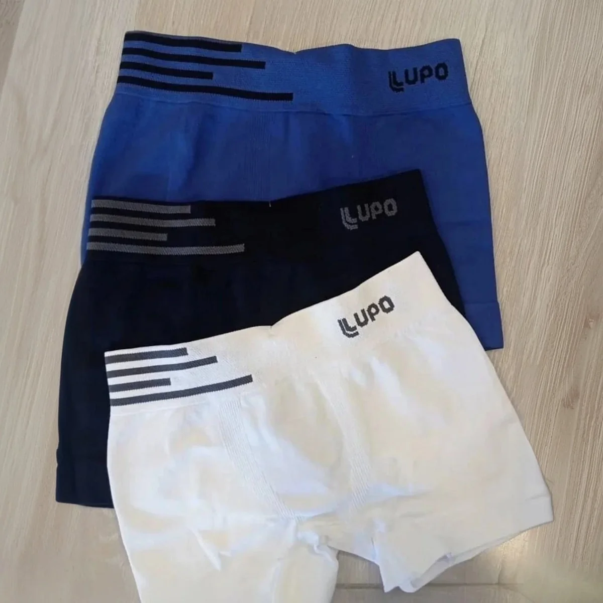 Kit 6 Cuecas Lupo Boxer Box Sem Costura Basic Microfibra