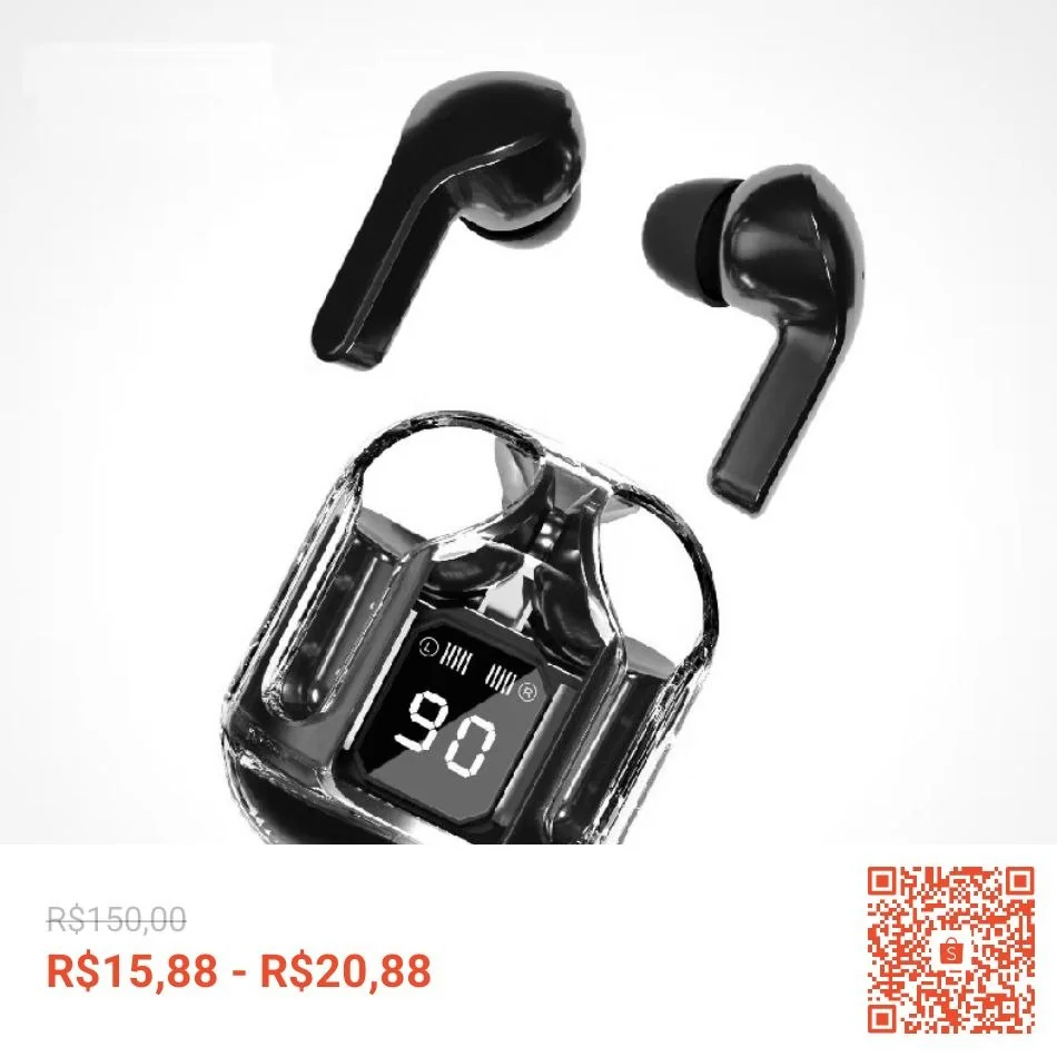 Fone De Ouvido Bluetooth In-ear Sem Fio TWS
