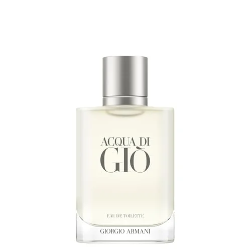 🚀 Armani Beauty, Acqua di Giò Eau de Toilette, 100ml, Giorgio Armani, Perfume Masculino Refilável, Fragrância Cítrica, Aquática e Fresca com Notas de Bergamota, Cedro, Patchouli, Jasmim e Almíscar