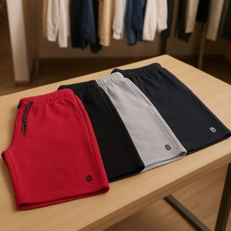 Kit 4 Bermuda Masculina Short Moletom Leve Mercado Livre