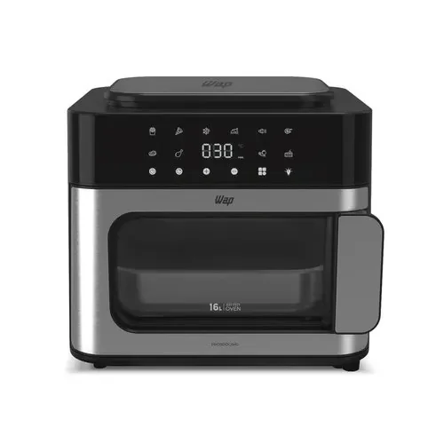 🔥 PARCELADO! Fritadeira Air Fryer Barbecue Wap Multi-comb Digital Wafc16 16 Litros Com 10 Funções 220v Preto E Cinza