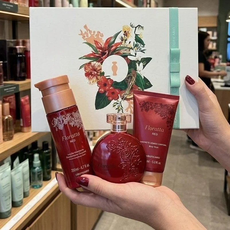 O Boticário Floratta Red Kit Presente (3 Itens)