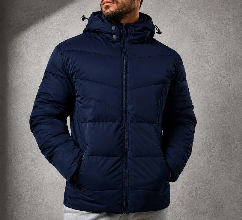Jaqueta Puffer Térmica com Capuz Forro Interno Mercado Livre