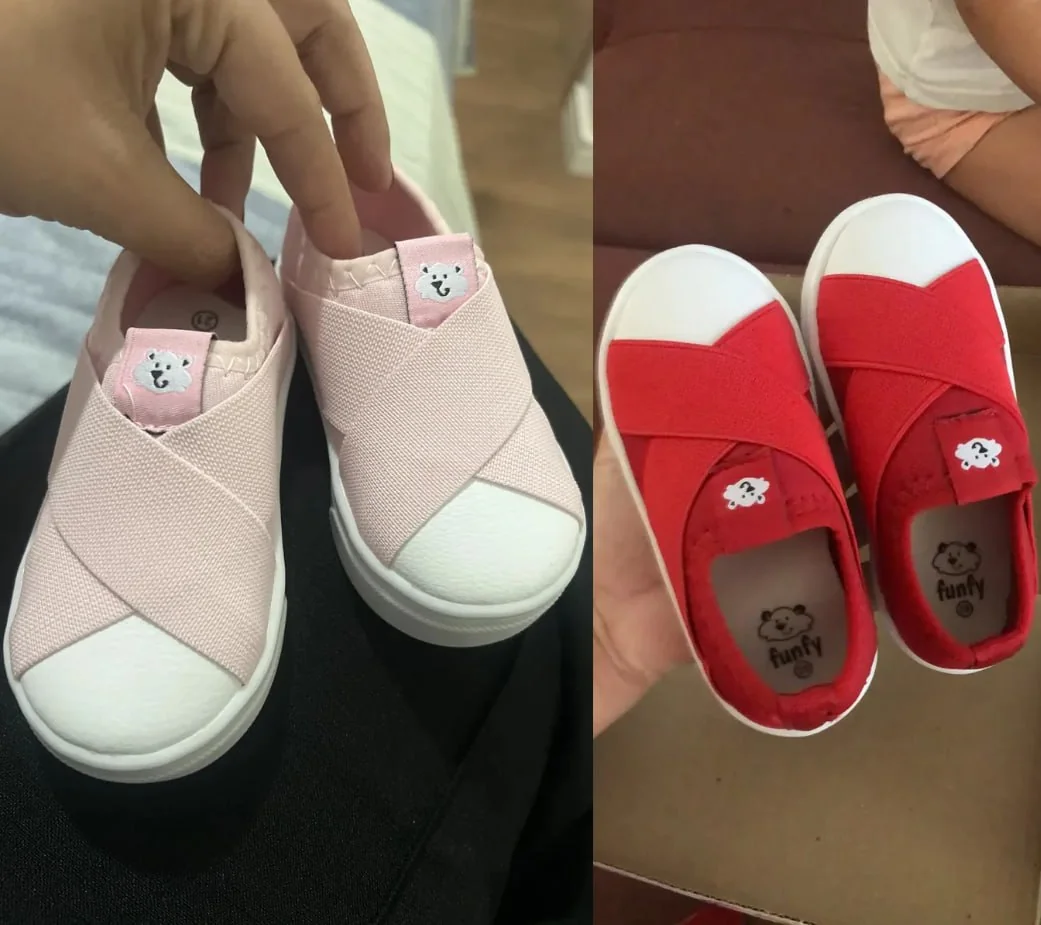 Tênis Casual Slip On Funfy (Tam. 20 ao 31) Mercado Livre