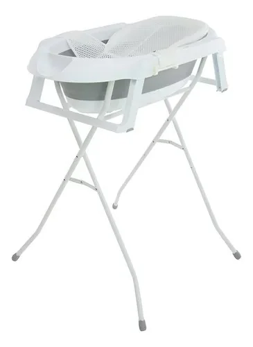 Banheira Safety 1st, Smile Com Suporte, Grey Cinza Liso
