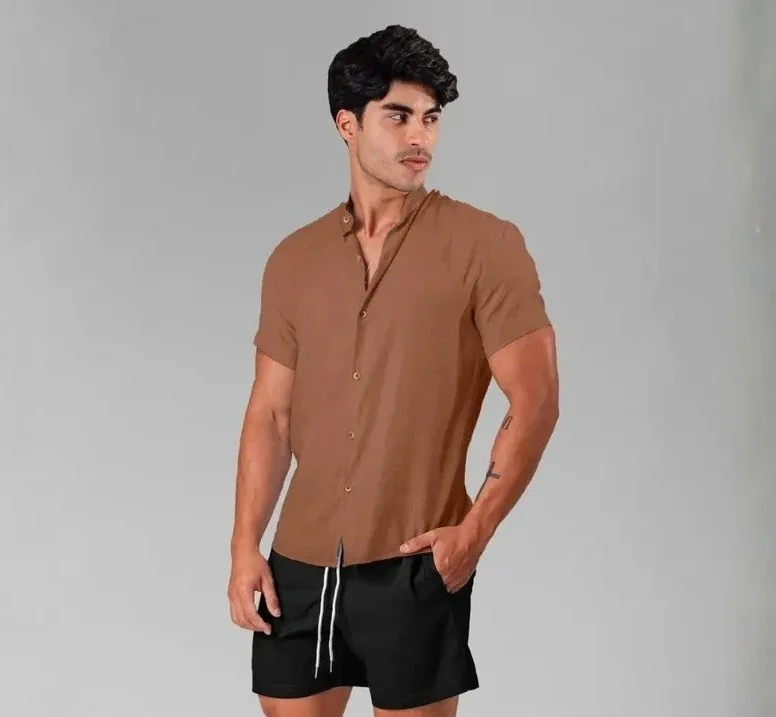 Camisa Gola Padre Manga Curta Mercado Livre