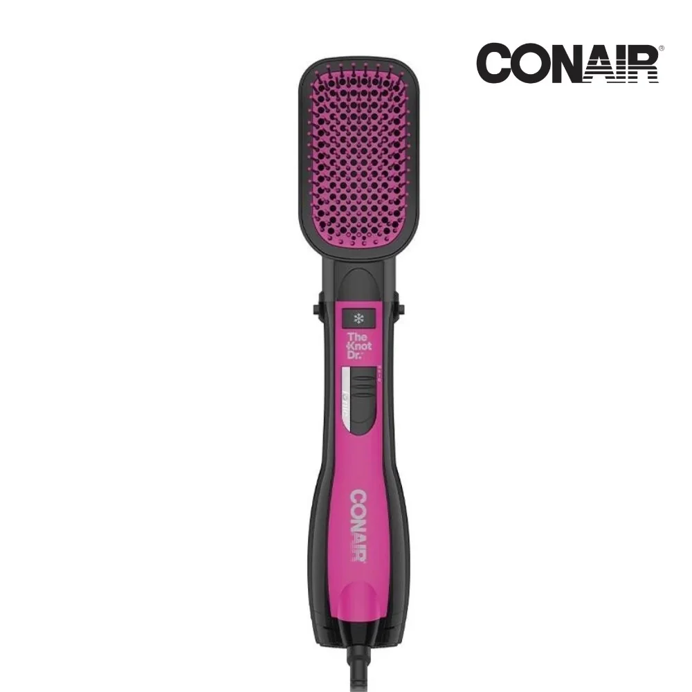 Escova Secadora Alisadora Conair All-in-One Knot Dr 1000W Rosa 127V