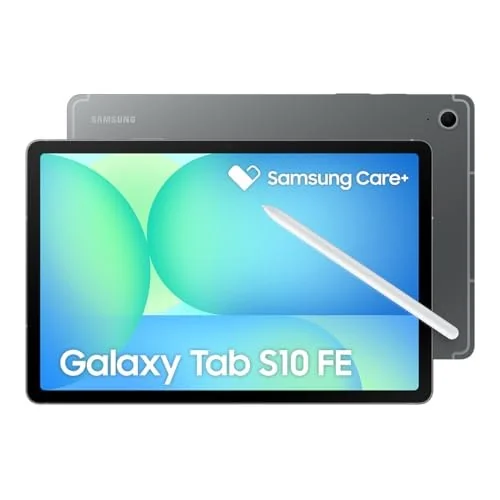 Tablet Samsung Galaxy Tab S10 FE, Cinza, 128GB, 8GB RAM, Tela Imersiva de 10.9" 90Hz, Camera Traseira de 13MP, Câmera Frontal de 12MP Ultra Wide, Wifi 6, IP68, Android 15