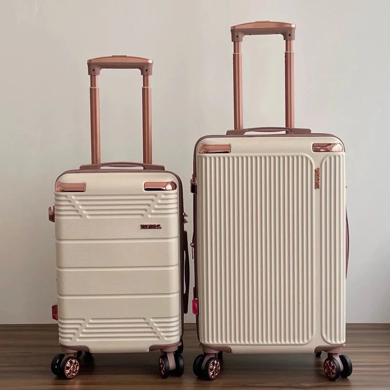 Mala De Viagem/Bordo 10KG,Nova Estilo Zíper Dupla Camada Anti-Roubo,Rodas Duplas 360Grau lançamento Shopee
