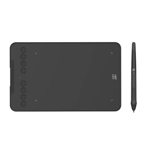 XPPen Deco Mini7 V2 Mesa Digitalizadora 7 Polegadas 16384 Níveis de Pressão Caneta Passiva com Android e Windows, Mac