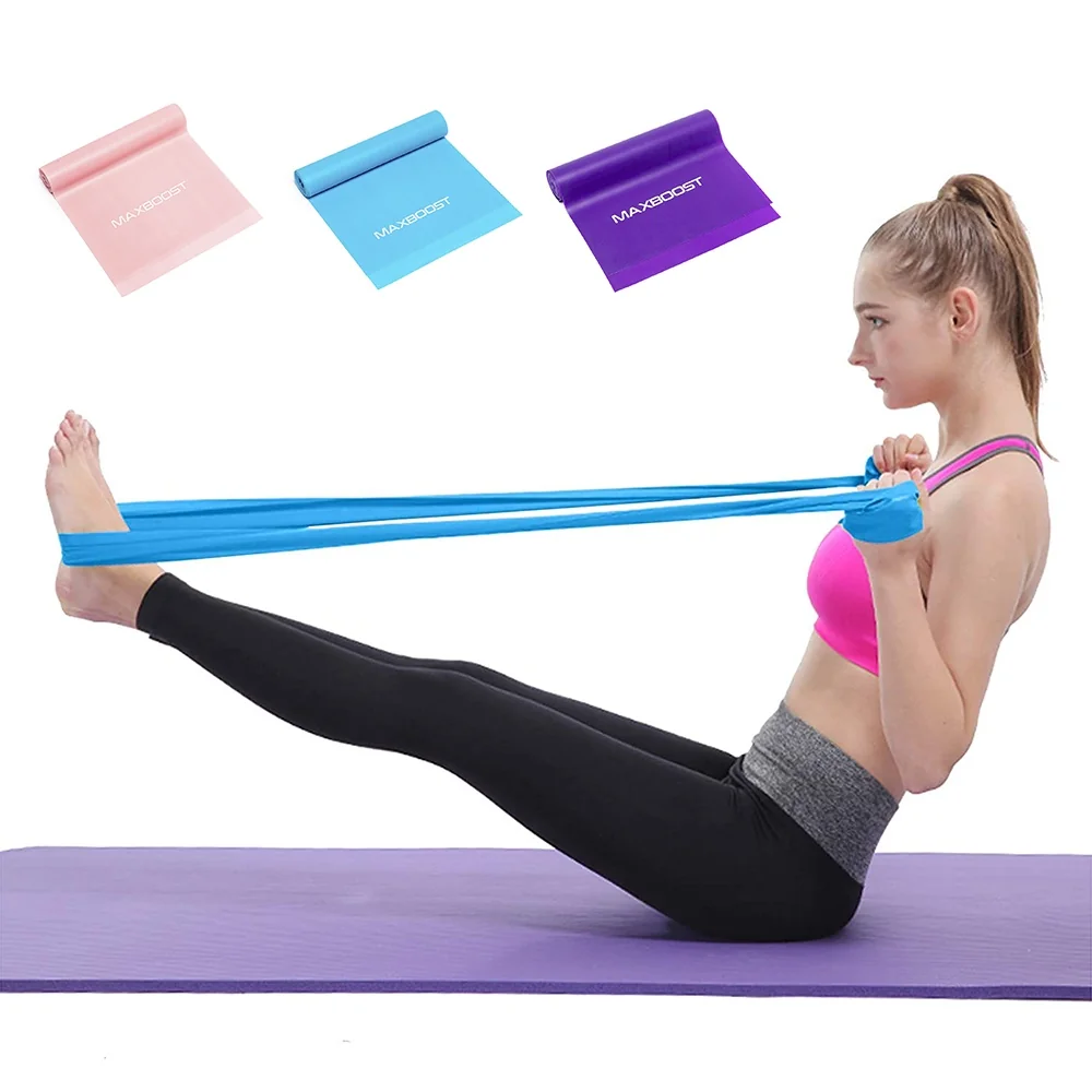 Faixa Elástica Thera Band Fisioterapia Academia Exercícios Funcionais  Alongamento Ballet 1,5M Shopee