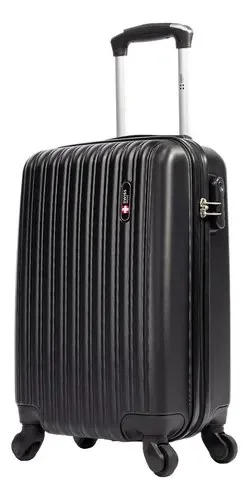 Mala De Bordo 10kg Pequena Londres Swiss Move Preto
