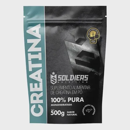 Creatina Monohidratada 500g Soldiers Nutrition Sem Sabor Mercado Livre