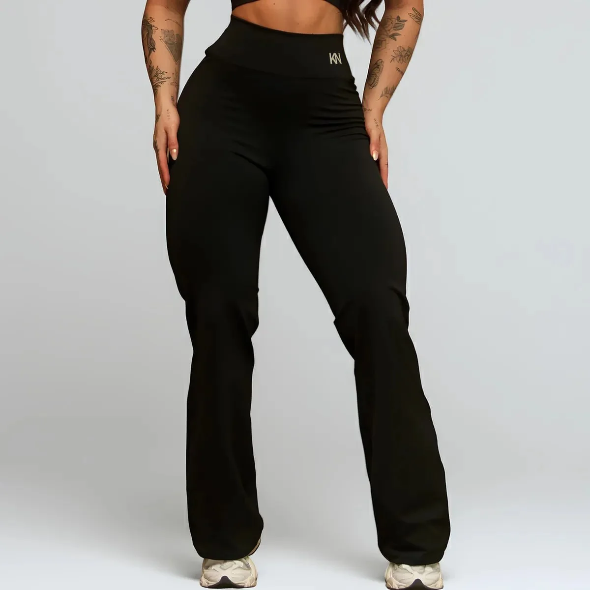 Calça Legging Flare Bailarina Cintura Alta Treino Academia Mercado Livre