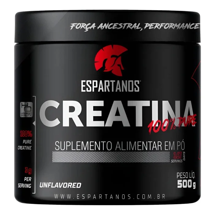 Creatina 100% Pura Espartanos 500g Mercado Livre