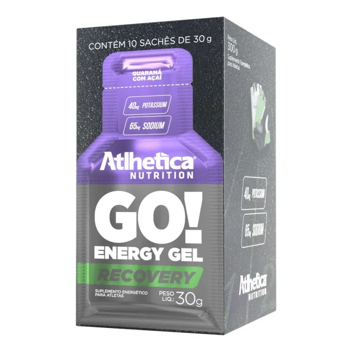 GO! Recovery Gel 10 sachês guaraná/açaí Mercado Livre