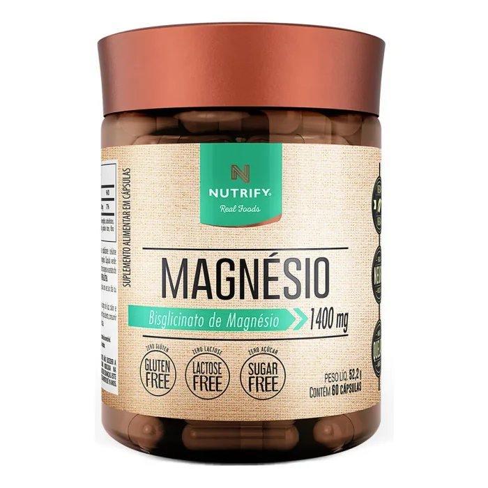 Magnésio Bisglicinato Nutrify 60 cápsulas Mercado Livre