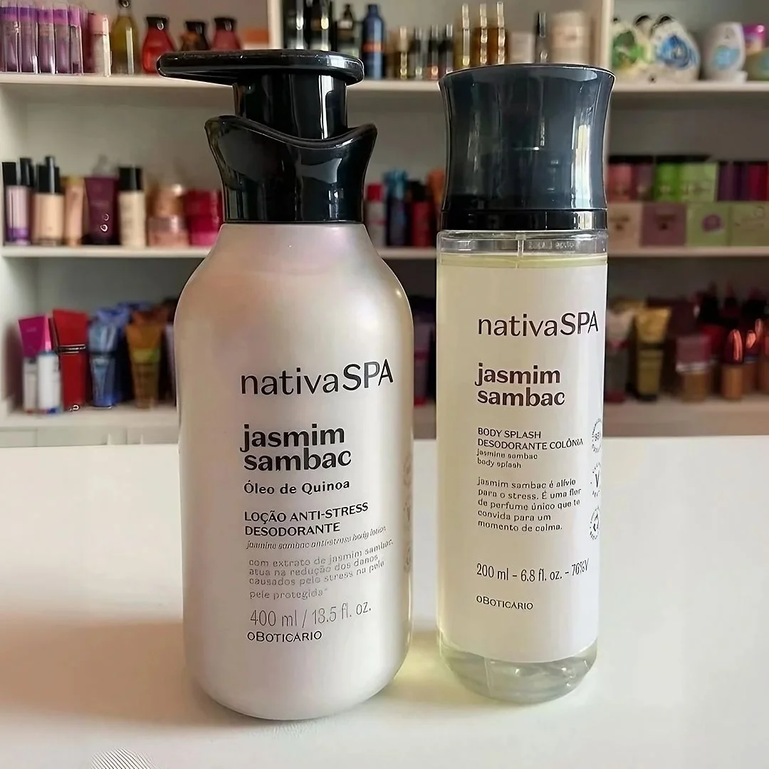 Combo Nativa Spa Jasmim Sambac: Loção Corporal + Body Splash