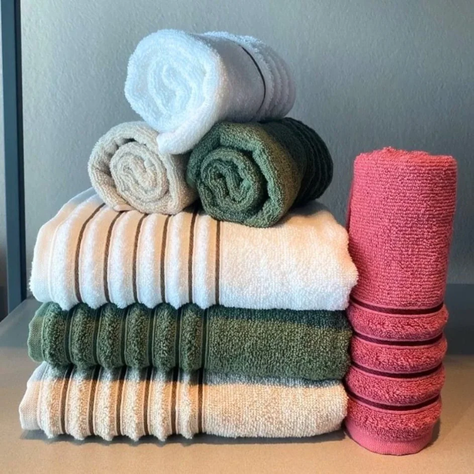 Jogo Toalhas De Banho C/ 4 Pçs Felpuda Luxo Gigante Grossa