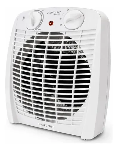 Aquecedor De Ar Elétrico Portátil 1500w Agrantt 110v Ou 220v
