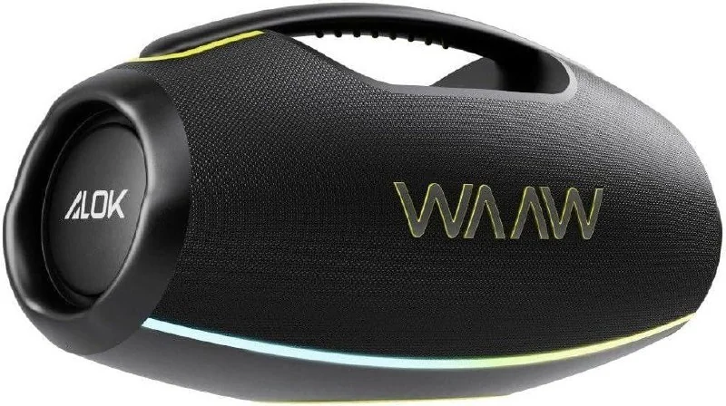WAAW by ALOK Caixa de Som HYPERBOOM 1000 Bluetooth, À Prova D'Água, Até 12h de Autonomia, Tecnologia TWS, 180W RMS