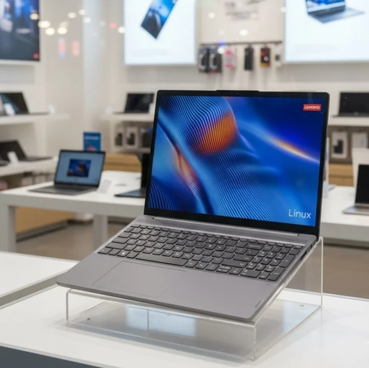Notebook Lenovo IdeaPad Slim 3 15IRU10 Intel Core 3 100U 8GB 256GB SSD Linux 15.3" - 83NUS00000 Luna Grey