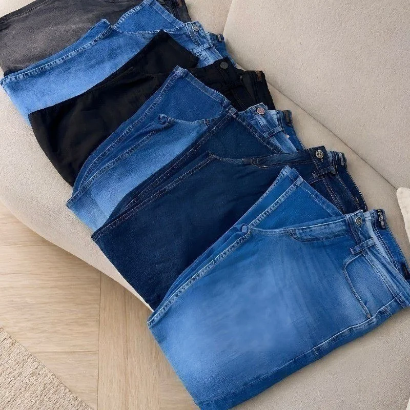 Kit com 3 Calças Jeans Premium Skinny Mercado Livre