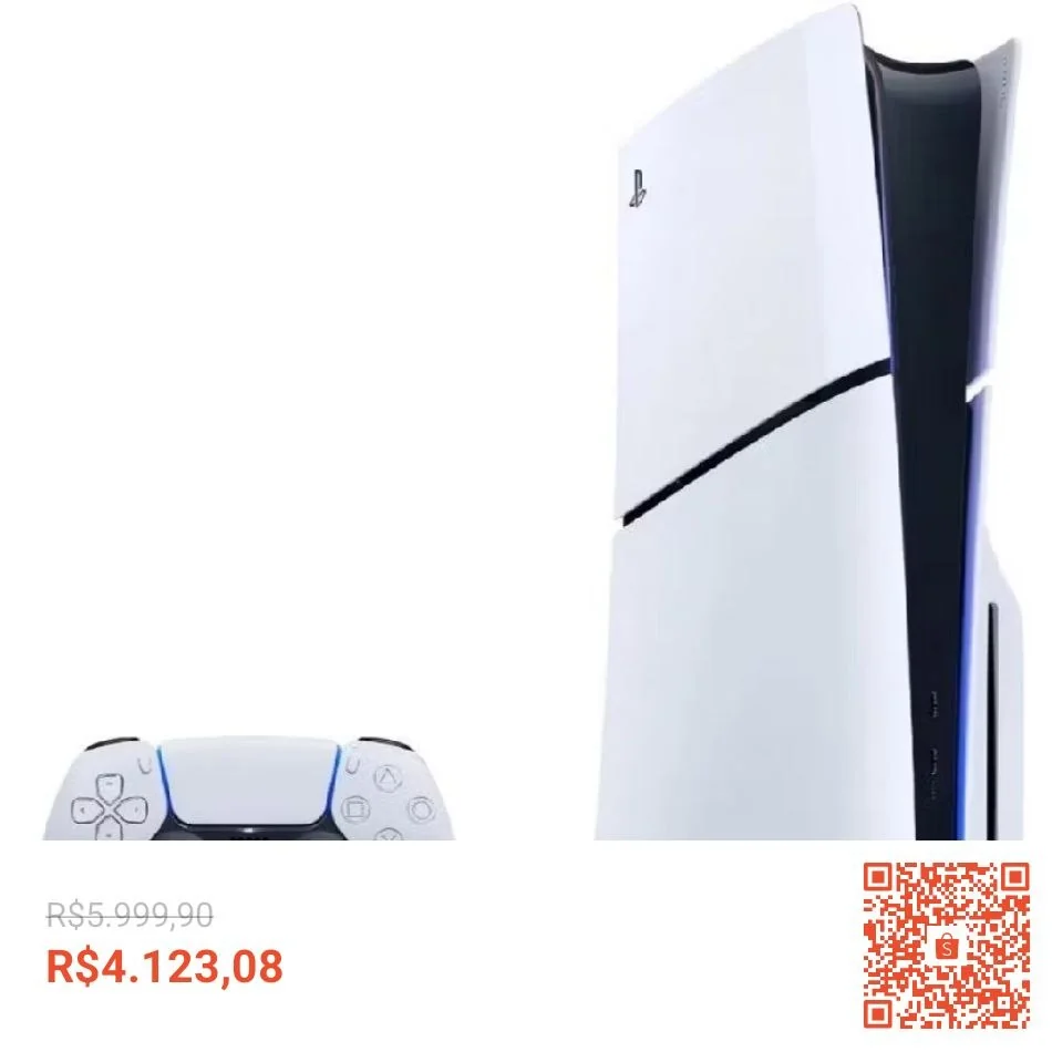 Console PlayStation 5 Edição Slim 1TB Disk CFI-2114 Com Garantia e Nota