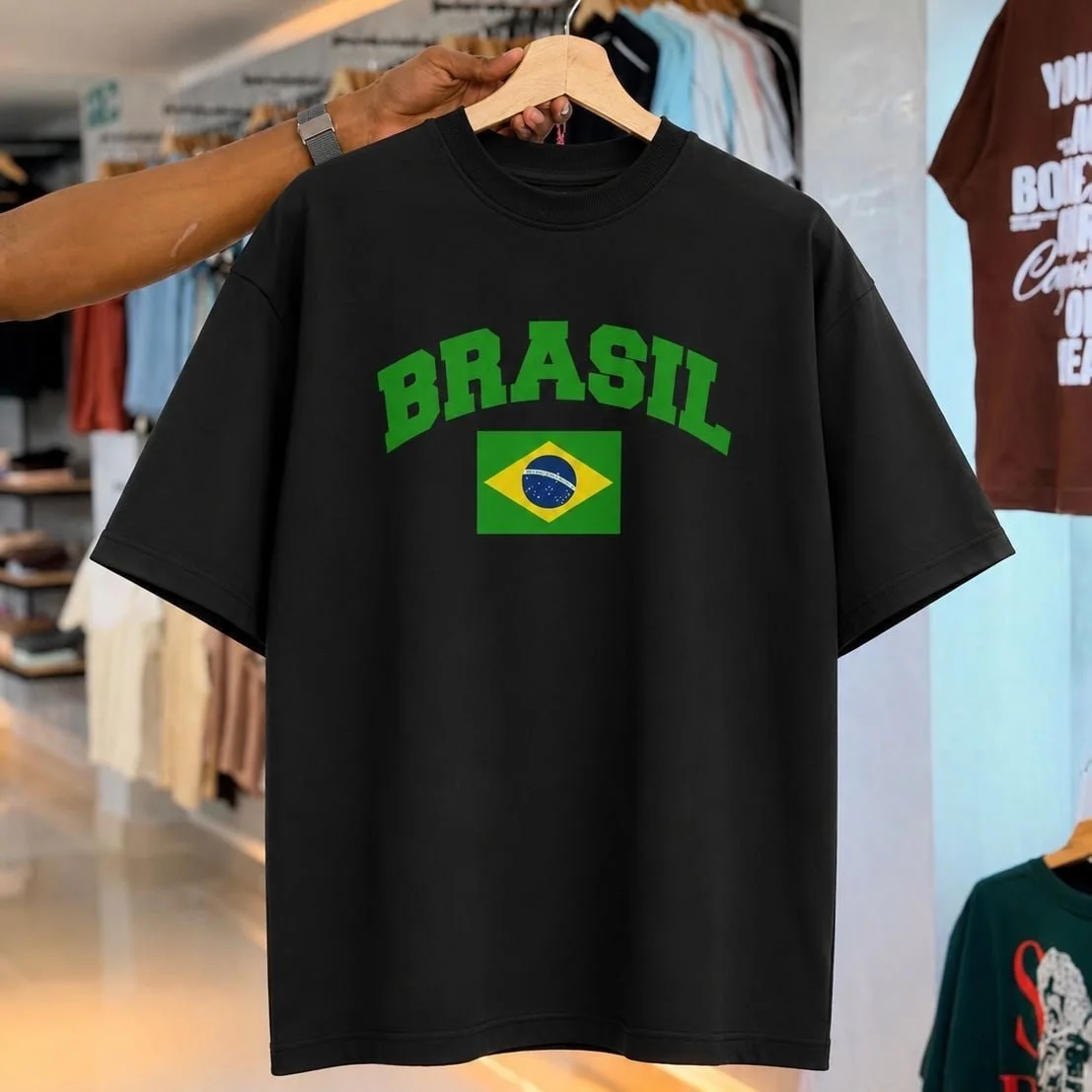 Camiseta Oversized Brasil Mercado Livre