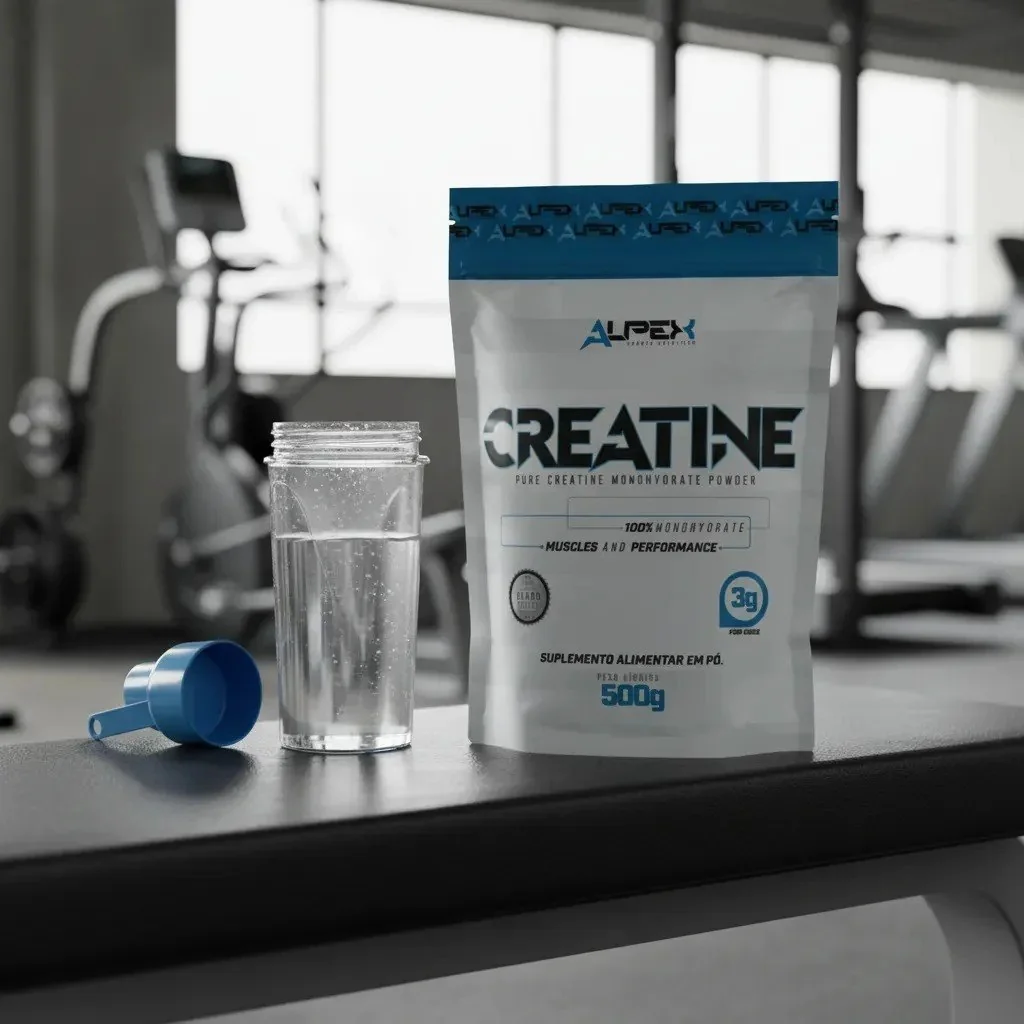 Creatina Monohidratada 500g Sem Sabor Alpex Nutrition Pouch Mercado Livre