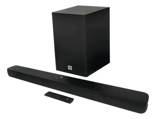 Caixa De Som Tv Sound Bar Jbl Bluetooth Som Cinema Sb180 Cor Preto Frequência 50/60hz 127/220v 40hz-20khz