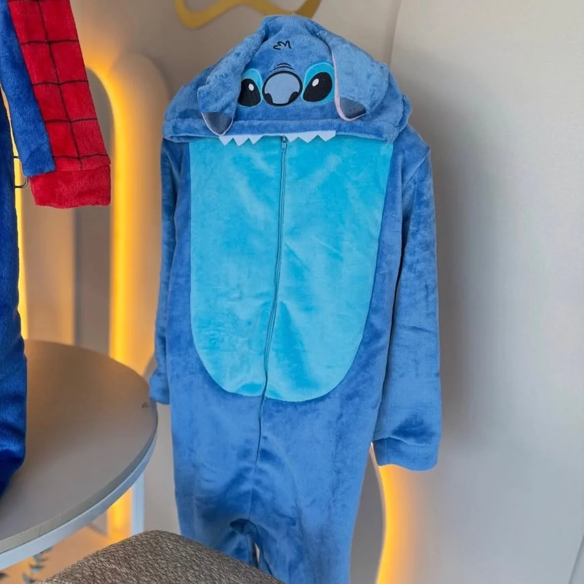 Pijama Macacão Kigurumi Stitch Feminino Adulto Plush Zíper Mercado Livre