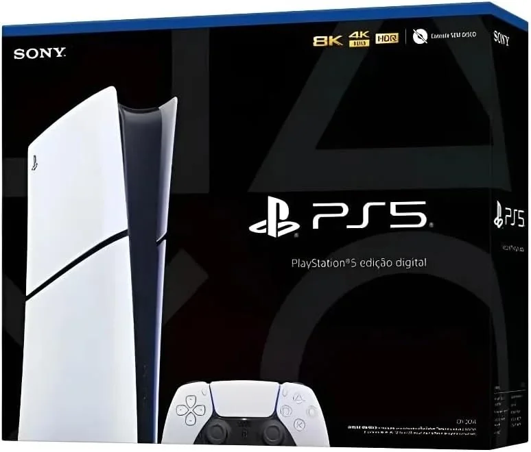 🔥 PS5 PARCELADO!! PlayStation 5 Edição Digital 825GB 1 Controle Branco Sony