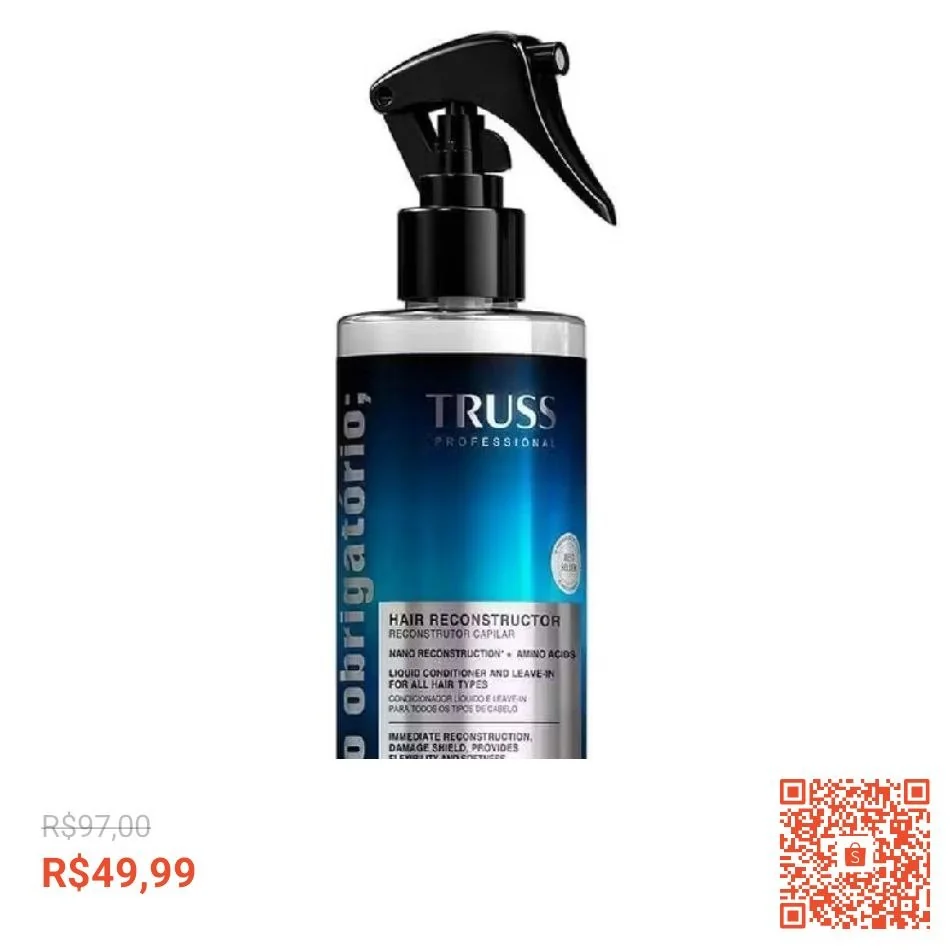 Truss Uso Obrigatório Tratamento Reconstrutor 260ml