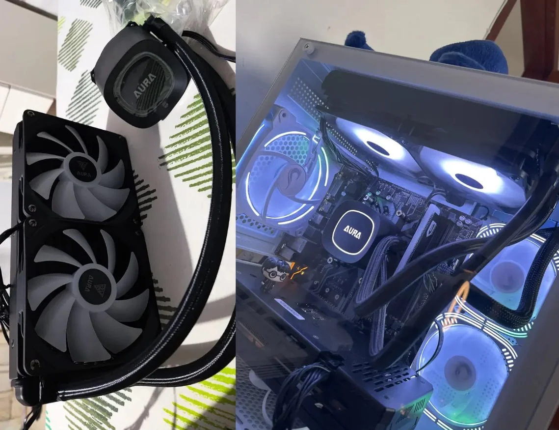 Water Cooler GL240 Lite Aura ARGB Preto Gamdias Mercado Livre
