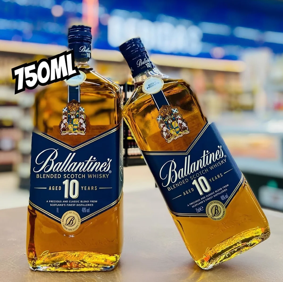 Whisky Escocês Blended 10 Anos Ballantine's Garrafa 750ml