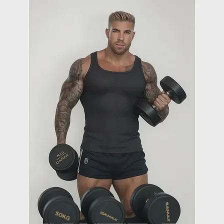 Regata Masculina Americana Cbum Malha Canelada Premium Mercado Livre